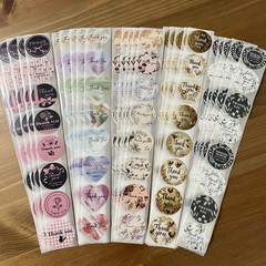 200pcs Cute Thank You Stickers 1” Small Business for Decorate Envelopes Sealing