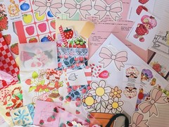 Strawberry Shortcake Scrapbooking Junk Journal Embellishment Vintage Empherma