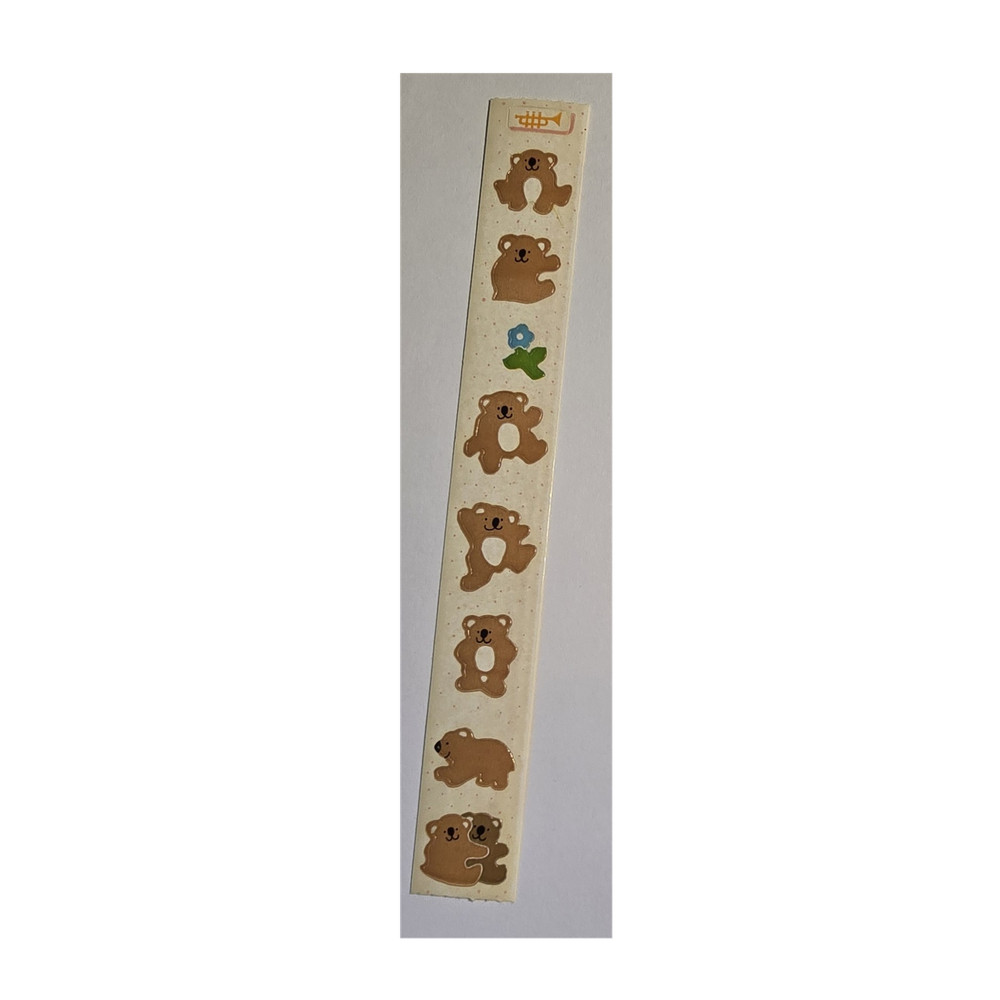 VTG 1982 Toots by Cardesign inc. Sticker strip Brown Koalas #MUS 139