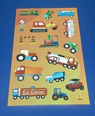 New Transportation Themed Chocolate Scented Scratch & Sniff Stickers