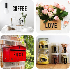10 Sheets 780 Pcs Vinyl Letter and Number Stickers – Waterproof, Self-Adhesive A