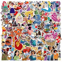 10/30/50/100/200pcs Disney Cute Mix Cartoon Micky Princess Stickers Laptop