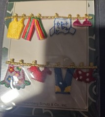The Card Connection mini clothes line with clothing women /girls