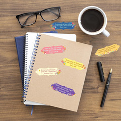 1400Pcs Bible Verse Sticker Scripture Inspirational Sticker Religious Faith Labe