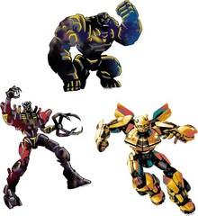 TRANSFORMERS RISE OF THE BEASTS VARIETY DIE CUT VINYL 9 CT STICKER PACK