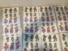 Vintage 1980s Sticker Sheets Post Cereal