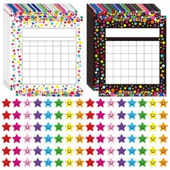 Pack of 66 Incentive Chart with 2080 Reward Star Stickers for Kids Students C…