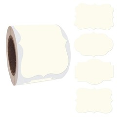 200PCS Kraft Label Stickers, 2″ x 3″ Writable Gift Labels – Self-Adhesive