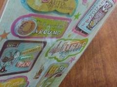 Studio 112 Chipboard VINTAGE SAYINGS Stickers Scrapbooking Card Making NIP