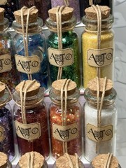 ART-C Momenta Mixed Media Wire Beads Glitter Fibers Leather 48 Vials 24 Spools