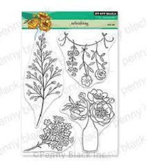 PENNY BLACK Cling Clear Acrylic Stamp REFRESHING