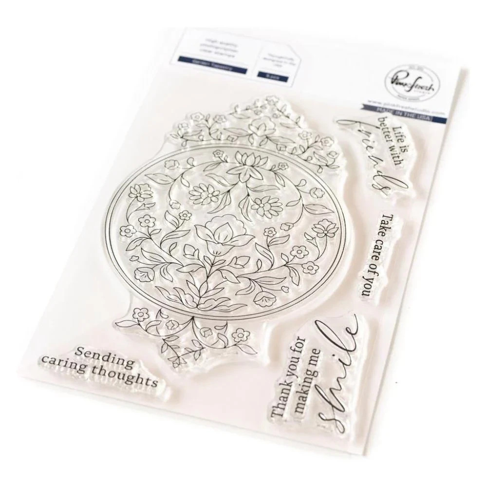 PINK FRESH – ACRYLIC STAMPS – GARDEN TAPESTRY