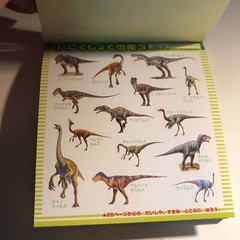 Japanese Dinosaurs Stickers book 209 Stickers Shogakkan NEO