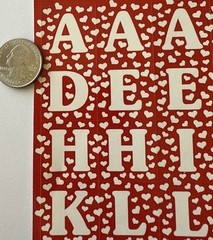 HEART LETTER FUN Stickers •Frances Meyer•Words• Alphabet •Upper-Case•Valentine’s