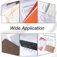 30 Pcs Jumbo Paper Clips Oversized 2 Inch Large Paper Clips Non Skid Smooth F…