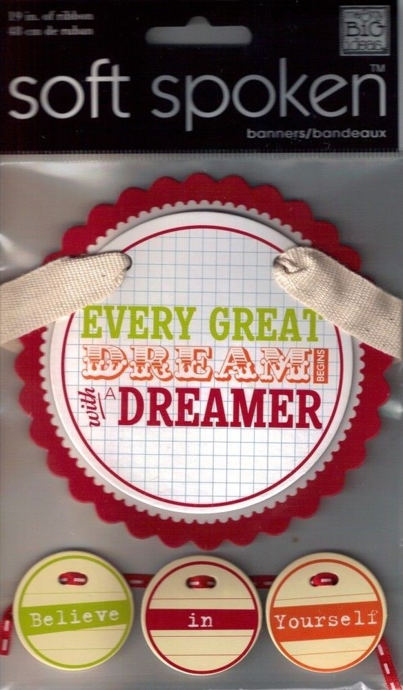 Banner Great Dream Dreamer Believe Yourself Vision MAMBI stickers