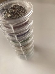 MAKING MEMORIES Stack/7 Eyelets Yellow, Lt. Blue, Green, Purple, Pink Orange