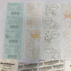 Sandylion Smile Makers Mrs. Grossman’s Mix Lot Of 20 Mod Stickers
