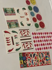 Vintage Scrapbooking Stickers Assorted Holiday Christmas Love Boys Footprint New
