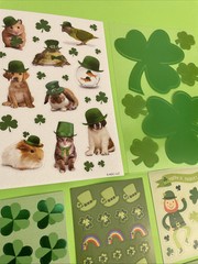 🍀 72 + SHAMROCK CLOVER ST PATRICK’S DAY STICKERS & Decals Green Irish Luck 🍀