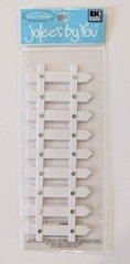 White Picket Fence Jolee’s By You MINI Scrapbooking Embellishments