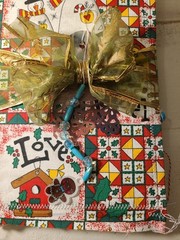 100-Page Handmade Christmas Junk Journal Vintage Charm Ready for Your Creativity