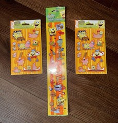 Vintage 2000s SPONGEBOB SQUAREPANTS Sticker Hawaii Luau Summer Cookout Cook Out