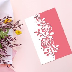 Carbon Steel Die Cut Set: 7 Floral Borders and Festive Fonts for Crafts