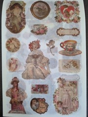 50 Pgs Vintage Series Washi Stickerbook 30 Pgs Stickers 20 Pgs Ephemera