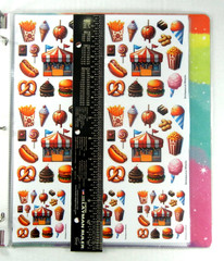 Food & Drink Sticker Binder Full Of Stickers