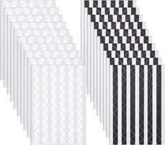 2040 Photo Corners for Scrapbooks – Non-Damaging Black and Transparent Stickers