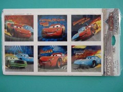 Hallmark Disney/Pixar THE WORLD OF CARS Stickers (4) Sheets Sealed Package