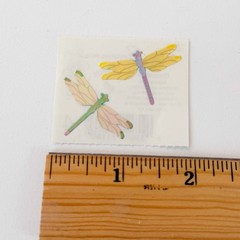 Mrs Grossman’s Dragonflies Opal Opalescent Stickers Sticker Sheet