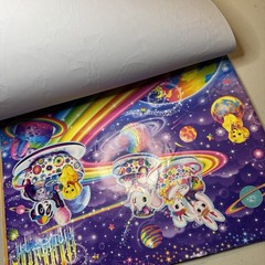 Lisa Frank Giant Sticker Activity Pad Over 2000 Stickers Partial Bendon