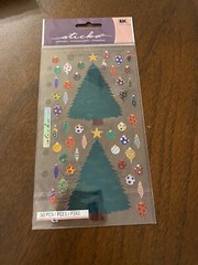 Sticko “ Christmas Tree” Stickers, Includes 50 Stickers, New In Package!