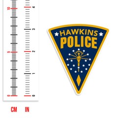 Hawkins Police Sticker