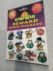 Garfield Reward Body Stickers NWT