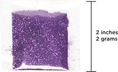 Horizon Group USA Assorted Glitter Packs , Pack of 48, Neon, Glitter, Metallic C
