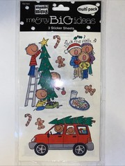 Christmas Family Sticker Sheets Scrapbook Planner Craft Stickers