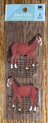 Jolees Mini Cute Horses Farm Animals Brown Country Ranch Scrapbook Stickers