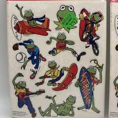 VTG Forget-Me-Not American Greetings MUPPETS Stickers Kermit 2 NEW Packs