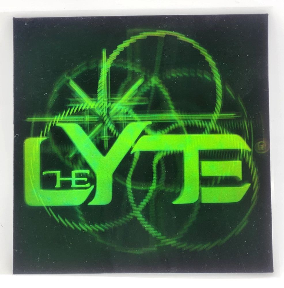 VTG Polaroid 3-D 90’s Holograms Sticker- THE LYTE – Large 4.75″ Advertising