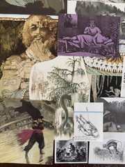 Dark Academia Vintage Ephemera Lot Macabre Book Journal Art Gothic Witch Fantasy