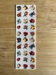 Vintage Stickers 1993 Grossman’s Gifted Line Mini Flowers & Fruit *Victorian*