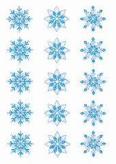 Glitter Snowflakes Stickers (Dover Little Activity Books: Winter)