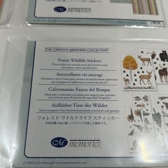 Creative Memories Stickers & Die Cut Lot Australia Baby Wildlife Kaleidoscope