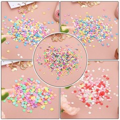 120g Fake Sprinkles Chocolate Shredded Sugar Granules, Mixed Colors