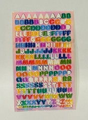 Vintage 1980’s Sandylion Stickers – Mother of Pearl Letters Sticker Sheet