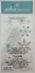 Jolee’s SNOWFLAKES VELLUM Stickers ~embellishment set~Beautiful! Quick Ship!!
