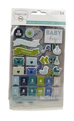 American Craft Project Life Becky Higgins 3 Pg 54 Stickers Baby Boy Scrapbooking
